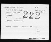 Alabado Llobel, Bautista