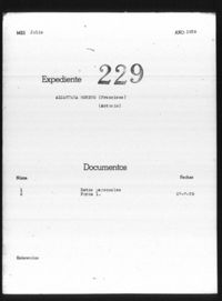 Alcantara Moreno Francisco (verdadero nombre es Antonio)