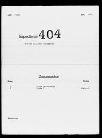 Benito Palacios, Mariano