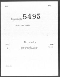 Candela Juan, Tomás