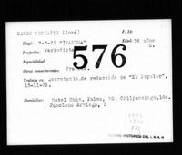 Carbo Gonzalez, José