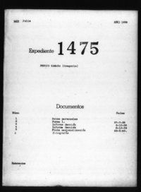 Perujo Camara, Gregorio