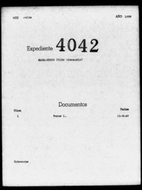 Sarmentero Primo, Consuelo