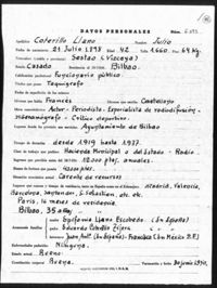 Coterillo Llano, Julio