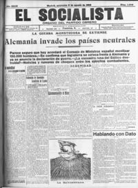 Socialista, El  p 02824 - (1914/08/05)