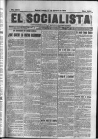 Socialista, El  p 02824 - (1919/02/27)