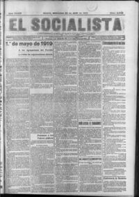 Socialista, El  p 02824 - (1919/04/23)