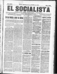 Socialista, El  p 02824 - (1919/09/10)