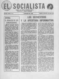 Socialista, El  p 02824 - (1974/07/01)