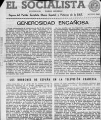 Socialista Interior, El  p 02827 - (1967/08/01)