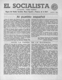 Socialista Interior, El  p 02827 - (1969/08/01)