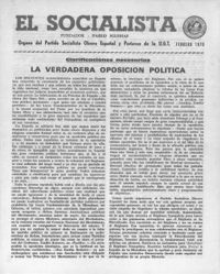 Socialista Interior, El  p 02827 - (1970/02/01)