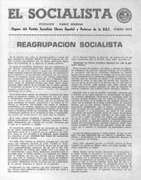 Socialista Interior, El  p 02827 - (1973/01/01)