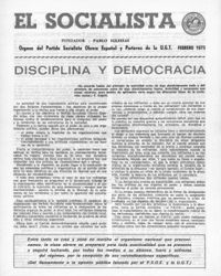 Socialista Interior, El  p 02827 - (1973/02/01)