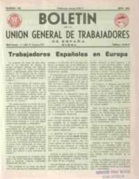 Boletín de la UGT  p 03557 - (1966/04/01)